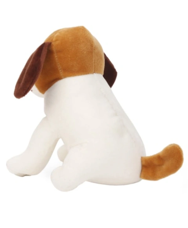 FRANTIC DOG SOFT TOY (18 CM) - BROWN